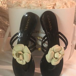 Chanel Flower Sandals